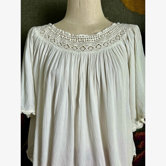 Anthropologie Gauzy Swing Top XS - Picture 3 of 16